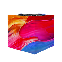 Écran publicitaire LED portable à angle droit, couleur pleine, P2.6 HD IP65, facile à installer, pour exposition, magasin de détail