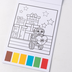 Libro da Colorare con Acqua Profumata Personalizzato per Bambini, Stampa Diretta dalla Fabbrica, Kit Artistico Completo con Pennello, Giocattolo Creativo - Product Image 4