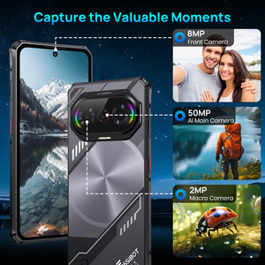 Fossibot F114 Nouveau Téléphone Robuste Android Original 6,67 Pouces 5000 mAh Charge Rapide 18W Étanche IP68 IP69K Smartphone Mobile - Product Image 4