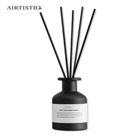 Bouteille en verre personnalisée de 120ml, désodorisant de maison, marque privée, diffuseur de roseaux d'arôme de luxe