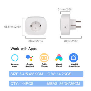 Enchufe Inteligente <span class=keywords><strong>Wifi</strong></span> Tuya FY22 de 16A para la UE, <span class=keywords><strong>sin</strong></span> Monitor de Energía - Product Image 2