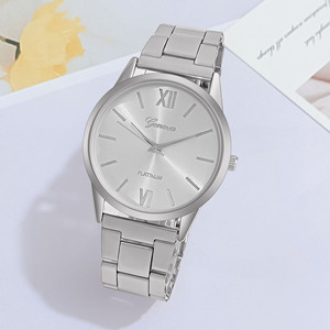 Fashion Women's Stainless Steel Strap <b>Watch</b> Set Quartz <b>Watch</b> Bracelet Set - Product Image 3