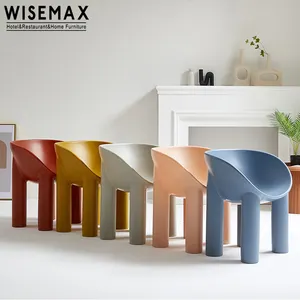 WISEMAX mobilya Modern minimalist yemek sandalyesi mobilya PP malzeme fil limps çocuk plastik anaokulu için sandalye