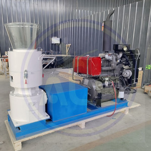 Máy móc nông nghiệp nhà máy thức ăn nhỏ pellet tạo hạt máy với động cơ - Product Image 2