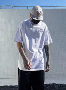 Maglietta americana a manica corta stile Hip Hop <span class=keywords><strong>Rap</strong></span> taglie forti di Los Angeles LA Finger Print Chicano - Product Image 2