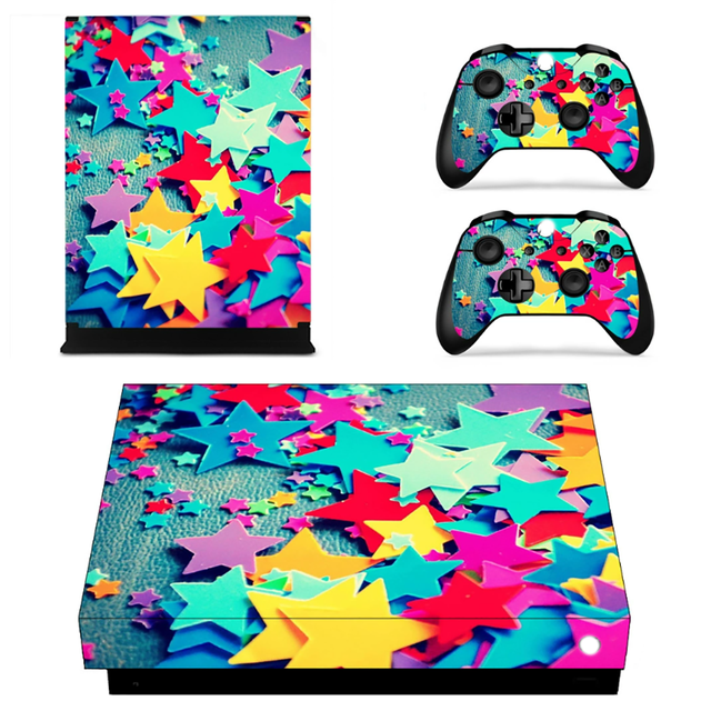 Cover Accessories Protective Film for Xbox One X Console Controller Vinyl Skin Decal Sticker Covers Wraps