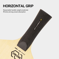 Raquetas de Tenis de Mesa Boli de Diseño Hexagonal, 7 Capas, OEM, Hoja de Carbono para Ping Pong