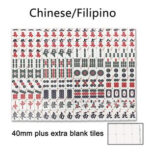 Mesa de Mahjong Automática Plegable, Estilo Plegable, Fichas Numeradas de Mahjong Chino/Filipino de 40 mm (Azul y Verde) y Cubierta de Mesa - Product Image 4