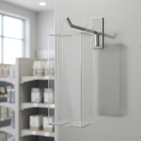 Boîte d'emballage en plastique PE personnalisée, conteneur de rangement rectangulaire transparent pour produits de vente au détail