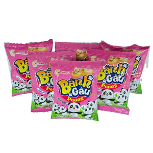 Peony Bear Strawberry Cream Cake Biscuits by Vithaico Vietnam Delicious Crispy Cookies Sweet Snack Pack 24g Wholesale Supply - Product Image 6