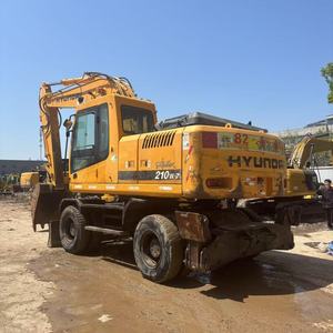 รถขุดไฮดรอลิก Hyundai R210W-7 มือสองคุณภาพสูง สีเดิมจากโรงงาน พร้อมใช้งานในสถานที่ - Product Image 1