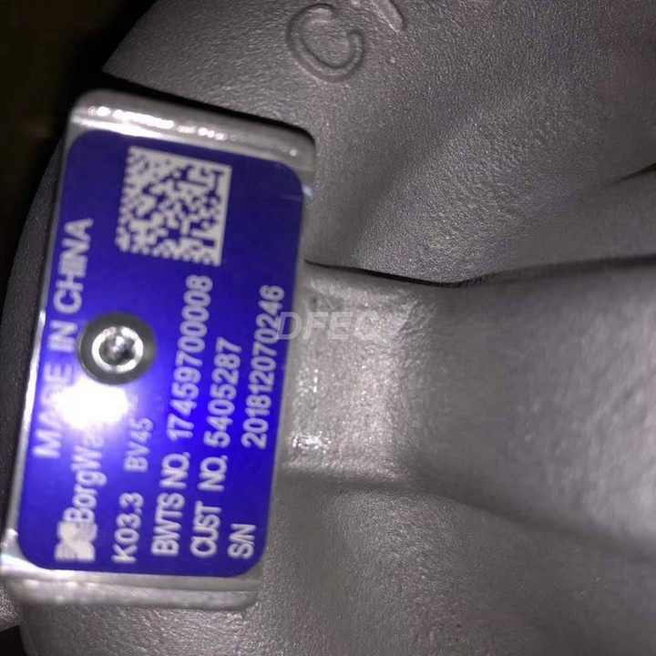 Wholesale Diesel Engine Parts ISF2.8 BV45 5405287 Turbocharger 