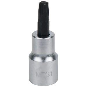 MORTORq 3/8 \ "CR-V Tournevis à douille L. Clés à douille de qualité bricolage de 50 mm pour l'entretien Support-MTS1 OEM de finition chromée - Product Image 1