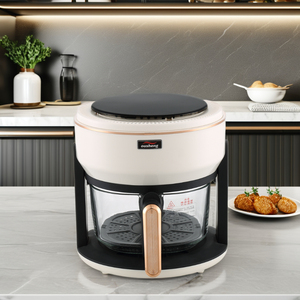 Ousheng หม้อทอดไร้น้ำมัน, หม้อทอดไร้น้ำมัน5L ระบบสัมผัสดิจิตอลเพื่อสุขภาพพร้อมเมนูอัตโนมัติใช้งานได้หลากหลายปราศจากน้ำมันสีน้ำตาล - Product Image 2