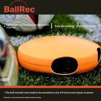 Cámara de Seguimiento de Fútbol BALLREC con IA, 4K HDR 1080p, Doble Lente Gran Angular de 180°, Resistente al Agua IPX4, Cámara Deportiva de Acción, Visión Nocturna, MicroSD