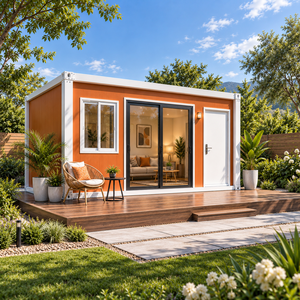 Maison conteneur entièrement meublée en acier, 2 chambres, 1 salle de bain, installation facile, extensible, pour maisonnette préfabriquée, prête à être expédiée - Product Image 6