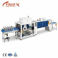 Machine d'emballage automatique à film rétractable PE pour bouteilles et canettes, tunnel de rétraction thermique, 30 packs minimum