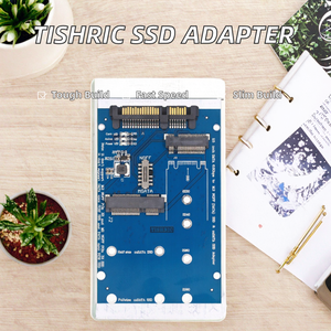 TISHRIC 2,5 Zoll für SATA MSATA M.2 NGFF SSD-Adapter 6,0 Gbit/s Unterstützt 2-in-1-Konverterkarte für PC-Laptop-Desktop - Product Image 3