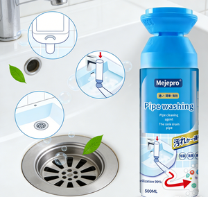 Top-Rated 500ml Lemon Scented <strong>Foam</strong> <strong>Drain</strong> <strong>Cleaner</strong> High Active Ingredient Deep Cleaning Effectively Prevents Odor Rebound for Home - Product Image 2