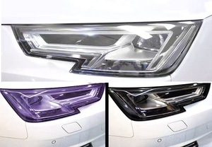 Gran oferta de TPU de calidad de Corea, antiarañazos, 0,3*15M, película tintada para faros de coche de TPU, luz negra, humo, luz trasera negra, película para faros delanteros - Product Image 6