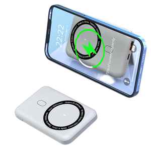 Nouveaux <span class=keywords><strong>produits</strong></span> : Batterie externe compacte sans fil avec support, chargeur portable 10000 mAh pour la vente en gros e-commerce - Product Image 1