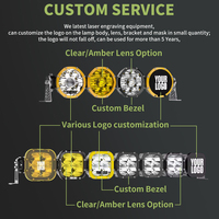 Kit LED modulaire connectable pour 4x4, design le plus récent, éclairage 12V pour véhicules, barre lumineuse KC Pro6, certifié CE/IP68, tout-terrain