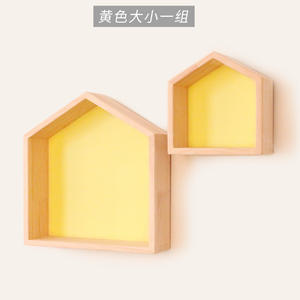 <span class=keywords><strong>Estantes</strong></span> de pared de madera Natural <span class=keywords><strong>para</strong></span> decoración de habitación de niños y niñas, repisa decorativa de alta calidad <span class=keywords><strong>para</strong></span> dormitorio infantil - Product Image 5