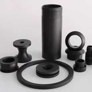 บูชพลาสติกหน้าแปลนและปลอกพลาสติกพีพีส่วนที่ไม่สม่ำเสมอส่วนประกอบพลาสติก PE และ PP แบบฉีดได้ตามต้องการ - Product Image 1