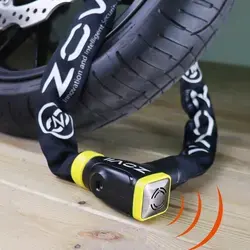 La Chine usine <span class=keywords><strong>antivol</strong></span> électrique en acier inoxydable chaîne de verrouillage avec 3 clés-pour la sécurité des vélos et scooters - Product Image 4