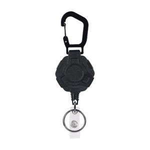 Porte-clés rétractable en câble d'acier haute résistance anti-perte, porte-badge robuste <span class=keywords><strong>Yoyo</strong></span> - Product Image 6