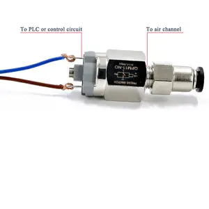 NF compressor de ar interruptor de pressão de ar bomba de ar de diafragma pneumática ajustável controlador automático do sensor