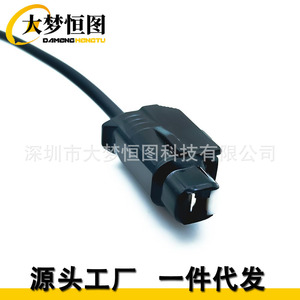 ขั้วต่อสายไฟโซลินอยด์สตาร์ทเตอร์ สายรัดแบบพิกเทล 428000-1080 ขั้วต่ออัตโนมัติพลาสติกสีดำ - Product Image 1