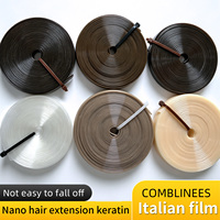 Rouleaux de colle thermofusible pour extensions de cheveux Comblinees, en PVC, pour volume, fusion facile, liaison stable, sans danger pour les cheveux, pour salon et usage personnel