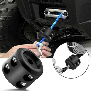 Protector de Cuerda para Gancho de Remolque, Tapón de Goma para Cuerda, Acero, 2 Orificios de Montaje, Vehículo Todoterreno - Product Image 2