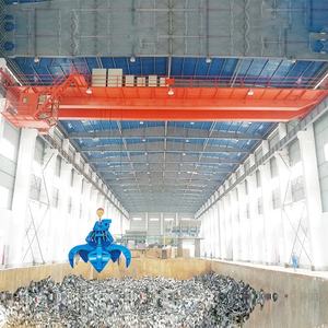 Customized Heavy Duty 10ton 20ton <b>Grab</b> Bucket Overhead Crane for Garbage Handling - Product Image 3