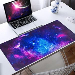 Extended Large Square Computer Keyboard <b>Mouse</b> Mat Desk <b>Pad</b> Non-Slip Base Stitched Edge for Home Office Gaming Work Stock - Product Image 1