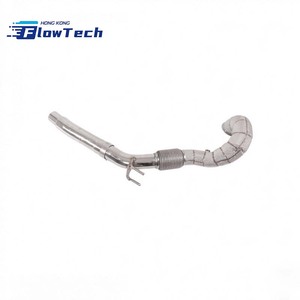 Tubería de Escape de Alto Flujo de Acero Inoxidable T304 con Protector Térmico para VW Golf MK7/MK7.5 GTI 2.0T EA888 Gen3 – Tubería de Escape de Fijación Directa - Product Image 1