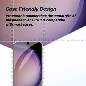 Hot Selling New Model <strong>Custom</strong> Mobile Phone <strong>Screen</strong> <strong>Protector</strong> 2pack Tempered Glass 9H S24+S24 Ultra <strong>Screen</strong> Film Packaging Box - Product Image 4