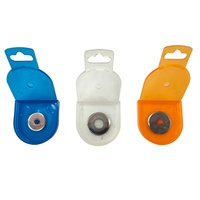 Lames de coupe rotatives SKS-7 de 18 mm compatibles avec Fiskars, OLFA pour le quilting, le scrapbooking, la couture, les arts et l'artisanat, lame de coupe tranchante et durable
