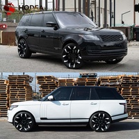 Jantes forgées sur mesure de 18/19/20/21/22 pouces pour la modification de berlines et de SUV, jantes en alliage forgé sport, design à 5 trous, finition noire brillante à rayons coupés
