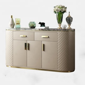 <span class=keywords><strong>Tavolo</strong></span> da consolle lungo e sottile con radice di teel barocca, decorato in oro, decorato in marmo MEIJIA - Product Image 5