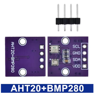 AHT20+BMP280 โมดูลเซ็นเซอร์วัดอุณหภูมิความชื้นและความดันอากาศความแม่นยำสูง - Product Image 2