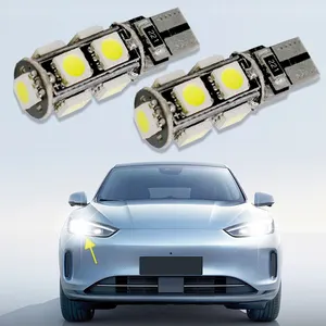 אוטומטי מנורת נורות W5W 194 T10 5050 9smd רכב Led אור הנורה שגיאת משלוח עבור רכב טרז לוחית רישוי מנורה כיפת אור