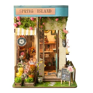 Nouveau Kit de Modélisme <span class=keywords><strong>3D</strong></span> en Bois DIY : Support de Livre Ours en Peluche et Boulangerie – Cadeau Créatif pour Adultes, Anti-Stress – Vente Flash - Product Image 3