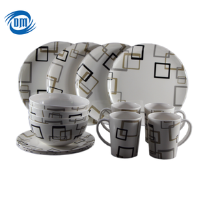 Juego de cena de camping de <span class=keywords><strong>melamina</strong></span> de <span class=keywords><strong>16</strong></span> <span class=keywords><strong>piezas</strong></span> <span class=keywords><strong>Vajilla</strong></span> de picnic al aire libre fácil de llevar - Product Image 6