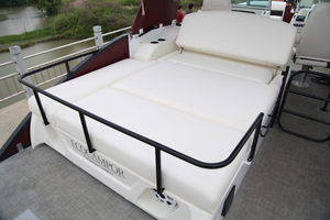 Kinocean 2022 Bateau ponton de luxe en aluminium 28 pieds avec moteur hors-bord électrique Bimini Combo Set pour le surf - Product Image 6