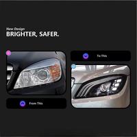 Pour Mercedes-Benz Classe C W204 07-10, ensemble de phares modifiés C300/260/200, mise à niveau avec lentille LED 12V
