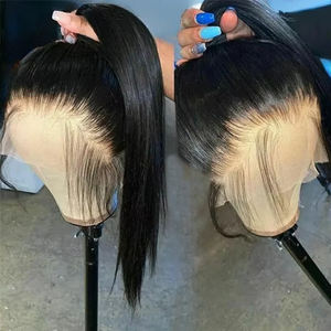 Piccoli nodi pieno pizzo <span class=keywords><strong>parrucche</strong></span> anteriori <span class=keywords><strong>capelli</strong></span> umani lisci 13x6 Hd pizzo frontale parrucca 250 densità 100% <span class=keywords><strong>veri</strong></span> <span class=keywords><strong>capelli</strong></span> umani per le donne bianche - Product Image 1