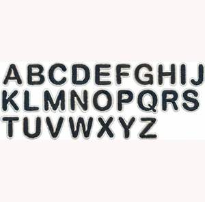 Nouvelles mini-lettres brodées colorées de 1,8 cm de hauteur avec support thermocollant - Product Image 6