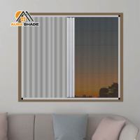 Persianas de día y noche de doble apertura personalizadas para cortinas opacas y privacidad, ventana corredera con marco de aleación de aluminio